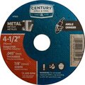 Century Drill & Tool Century Drill Cutting Wheel 4-1/2" x 7/8" Aluminum Oxide 75523
